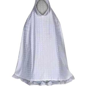 JANNAT White Cotton Ladies Ahram Hijab Hajj & Umrah Ihram For Female