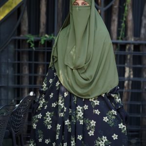 Rawda Pleated Abaya.Senna