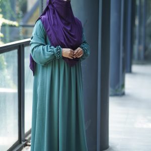 Uzrat Abaya.Sea Blue