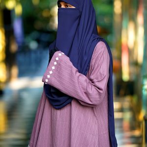 Fakhera Abaya.Soft Lavender