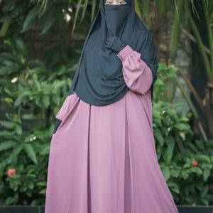 Nuzhat Abaya.Rosy Brown