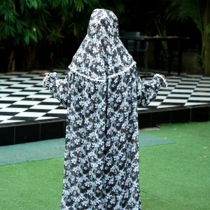Cotton long Salat Khimar.Comfrey