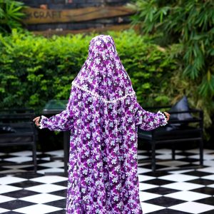 Cotton long Salat Khimar.Cowslip